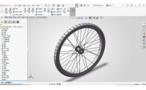 SOLIDWORKS单车设计实战&mdash;&mdash;车轮篇：实体与阵列建模全流程