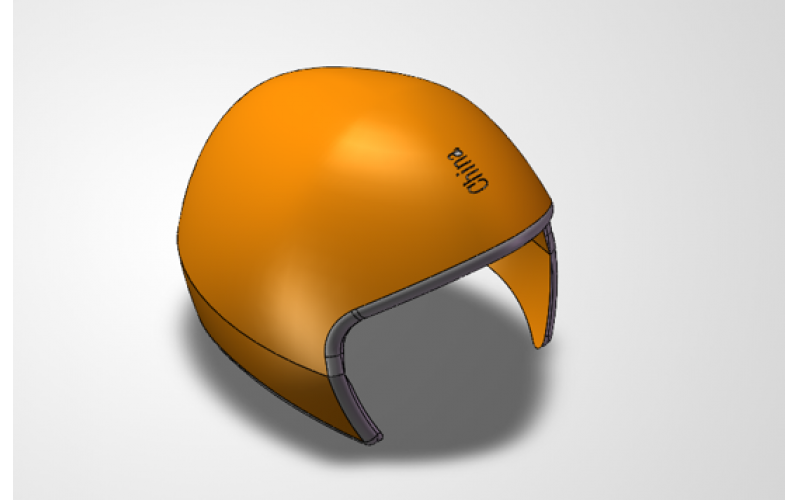 用 SOLIDWORKS 画安全帽，原来这么简单
