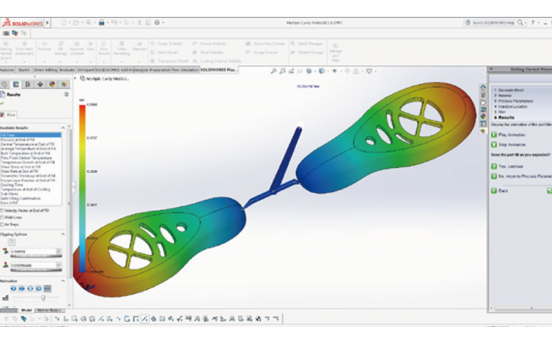 SOLIDWORKS Plastics 注塑仿真